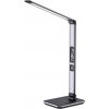 IMMAX LED stolní lampička Heron 2/ Qi nabíjení/ 25W/ 504lm/ DC 12V/2,5A/ stmívatelná/ sklápěcí rameno/ stříbrná 08968L