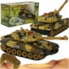 KIK RC tank T-80 No.9995 s dobíjacím packom USB+adaptér 2,4 GHz piesková RTR 1:32
