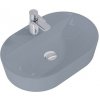 LOTOSAN LK5103 ARIA umývadlo na dosku 62 x 41 cm tmavá sivá matná 62 x 41 x 13,2 cm