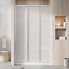 Ravak ASDP3-100 198 trojdielné sprchové dvere, biela+pearl 97 - 101 x 198 cm, biela, 00VA01R211