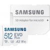Samsung EVO Plus/micro SDXC/512GB/UHS-I U3 / Class 10/+ Adaptér/Biela MB-MC512SA/EU