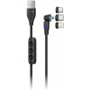 Connect IT CCA-2200-BK USB-C/Lightning/MicroUSB, 2m, černý