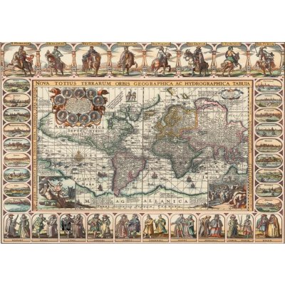ART PUZZLE Historická mapa světa 1000 dielov