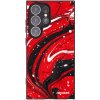 Picasee silikónový čierny obal pre Samsung Galaxy S24 Ultra S928B 5G - Red black