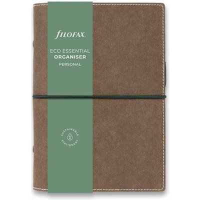 Filofax Eco Essential A6 týždenný 2023 dark walnut