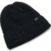 Dámska čiapka Under Armour HALFTIME CABLE KNIT BEANIE W čierna 1386639-001