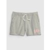 Gap V-HS Logo short sivá/ružová
