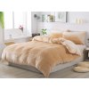 XPOSE® Francúzske mikroplyšové obliečky JORGA Exclusive - béžové 200x240 cm, 70x90 cm, Mikroplyš + Predĺžená možnosť vrátenia tovaru do 50 dní