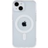 AppleMix Kryt pre Apple iPhone 14 - Podpora MagSafe - plast / guma - priehľadný