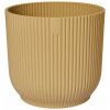 elho Kvetináč Vibes Fold Round maslovo žltý, pr. 18 x 17 cm