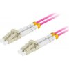 Lanberg FIBER OPTIC PATCHCORD MM LC/UPC-LC/UPC DUPLEX 3,0MM OM4 50/125 LSZH 15M FIALOVÁ LANBERG