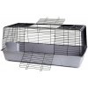 JK Animals Black 120 klietka pre králiky siva 59 x 120 x 52 cm