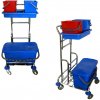 Upratovací vozík chrom. konštrukcia Kombi mini s príslušenstvom 1ks