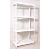 Biedrax Regál 45 x 120 x 180 cm 4 police biely