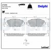 Sada brzdových platničiek kotúčovej brzdy DELPHI LP3596