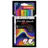 STABILO Pen 68 brush ARTY značkovač Rôzne farby 12 kusov (568/12-21-20)