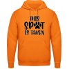 AWDis Hoodie Mikina - Nápis - This SPOT is Take - Orange Crush - 3XL - Pánske