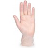 Rukavice jednorazove vinylové nepudrované, biele veľ. S 100 kusov