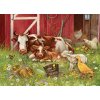 Puzzle Cobble Hill Rodinné puzzle Mláďatá zo stodoly 350 dielikov (625012546300)