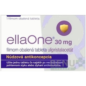 ellaOne 30 mg filmom obalená tableta tbl.flm. 1 x 30 mg