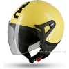 Nau prilba na skúter Helmets Jet, žlto čierna, XL