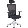 Office Pro Kancelárska stolička HALIA MESH SP s podhlavníkom + podrúčky, čierna