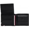 Tommy Hilfiger - Leather Coin and Card Bifold Wallet /Čierna - BDS/002 Black (TH)