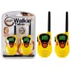 Vysielačka Walkie Talkie krátkovlnné rádio 100 m dosah žltá pre deti
