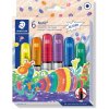 STAEDTLER Gelové voskovky 2390 Glitter 6ks brilantných farieb