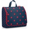 Kozmetická taštička Reisenthel Toiletbag XL Mixed Dots Red
