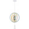 Candellux | Detský závesný luster HOOPS na lanku 1xE27/20W/230V priemer 27 cm pestrofarebný | CA1074