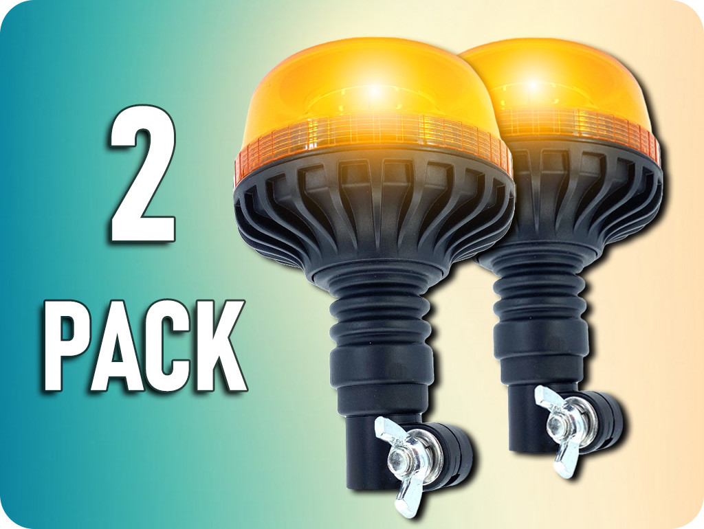 LED výstražný maják TruckLED OPTI 12-19W, 12/24V, 36xLED flex/2-PACK! [ALR0061]