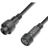 Cameo P EX 003 napájací predlžovací kábel [1x XLR zástrčka - 1x XLR zásuvka] 3.00 m čierna; CLPEX003