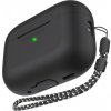 AhaStyle silikónový obal s pútkom pre AirPods Pro 2 - čierny - možnosť vrátiť tovar ZADARMO do 30tich dní