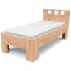 TEXPOL Jednolôžková posteľ z masívu LUCIA Veľkosť: 200 x 120 cm, Materiál: Buk, Morenie: čerešňa