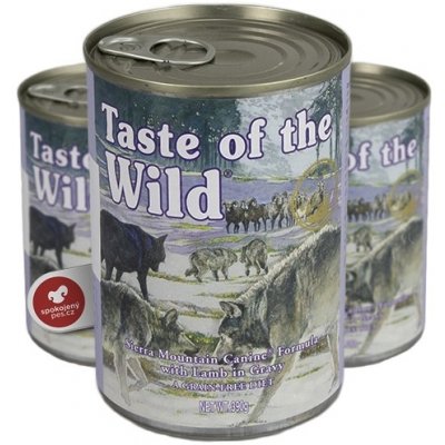 Taste of the Wild Sierra Mountain SET 12 x 390 g