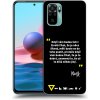 Picasee ULTIMATE CASE pro Xiaomi Redmi Note 10 - Kazma - MĚLI BYSTE SE DO TOHO PUSTIT