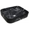 INVENA - Umývadlo na dosku FLORINA TREND 51cm mramor/grafit mat CE-40-723-C