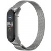 Xiaomi Mi Band 3/4/5/6 Milánský ťah - Magnetický TF Strieborná MBSCZ-5TFM001