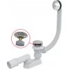 Alca Alcadrain - vaňový sifón click-clack A504CKM kov