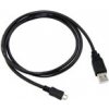 C-TECH kabel USB 2.0 AM/Micro, 1m, černý CB-USB2M-10B