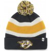 Zimná čiapka 47, NHL NASHVILLE PREDATORS BREAKAWAY CUFF KNIT tmavo modrá,žltá,biela, UNI