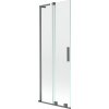 Mexen Velar L, 2-krídlová posuvná vaňová zástena 70 x 150 cm, 8mm číre sklo, grafitová matná, 896-070-003-01-95