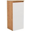 CMD Skrinka do kúpeľne MONAKO OAK WHITE 811 Dub/biela laminát 40 cm x 87 cm x 33 cm
