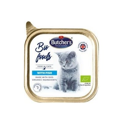 Butcher's Cat Bio s rybou 85 g