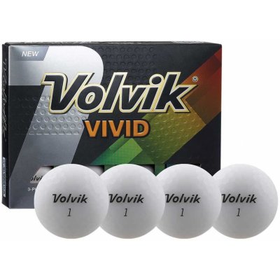 Volvik Vivid biela, 3 ks