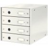 Zásuvkový box Leitz Click & Store 4 zásuvky biely