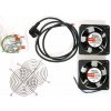 XtendLan Ventilácia pre nástenné rozvádzače, 2 ventilátory, napájací kábel, spojovací materiál