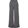 Ladies heavy terry garment dye slit pants darkshadow