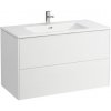 Laufen Spodná tenká skrinka s umývadlom 100 cm, biela H8649622611041